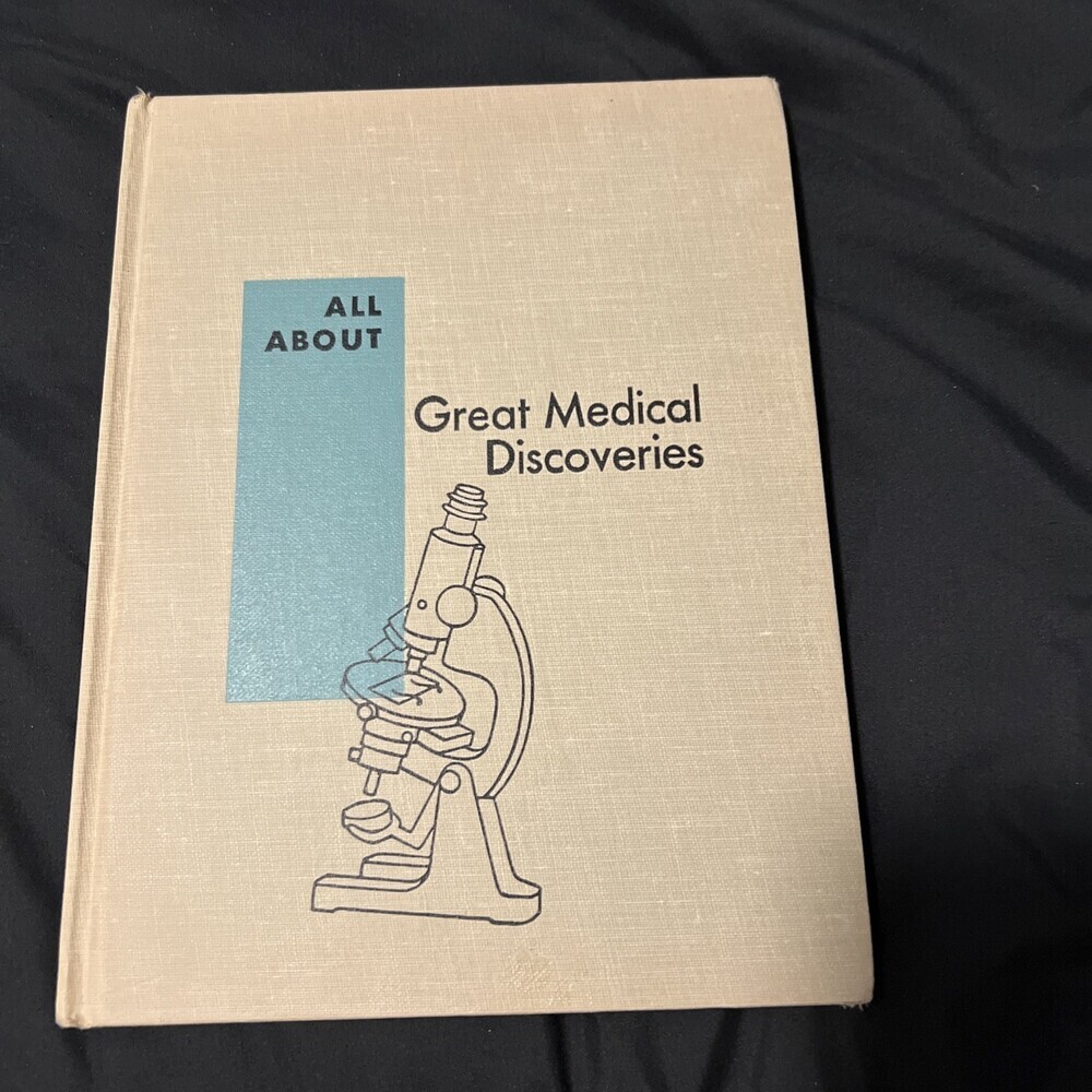 All About Great Medical Discoveries Vintage 1960 Hardcover David Dietz